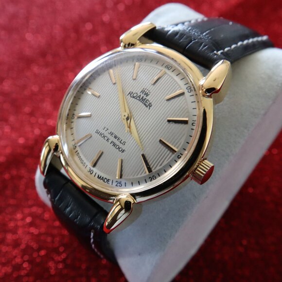Vintage Roamer Swiss-made, professionally refurbished: 17‑jewel Manual Wind - Picture 1 of 7